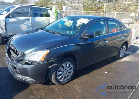 2014 Nissan Sentra S/Sv/Sr/Sl z USA, uszkodzony, nr VIN 3N1AB7AP9EY226122